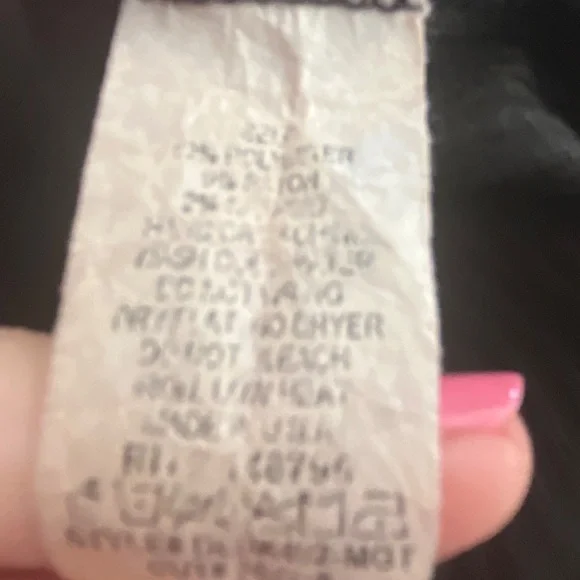 Altar'd State Black Ribbed Faux Wrap Mini Dress Size Small - Picture 5 of 5